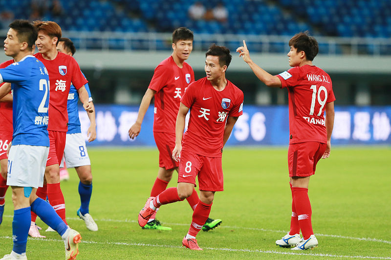 包含天津天海主场不敌山东鲁能，遭遇连败的词条