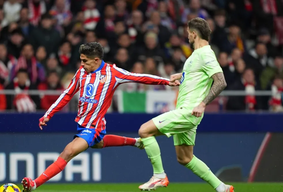 马德里竞技客场惜败，梅赛德斯表现不俗